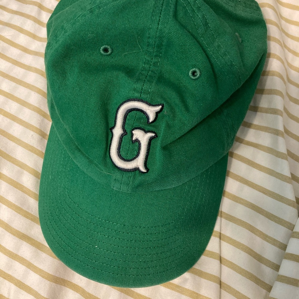 Green Greenville Drive Baseball Cap with shamrock Patch